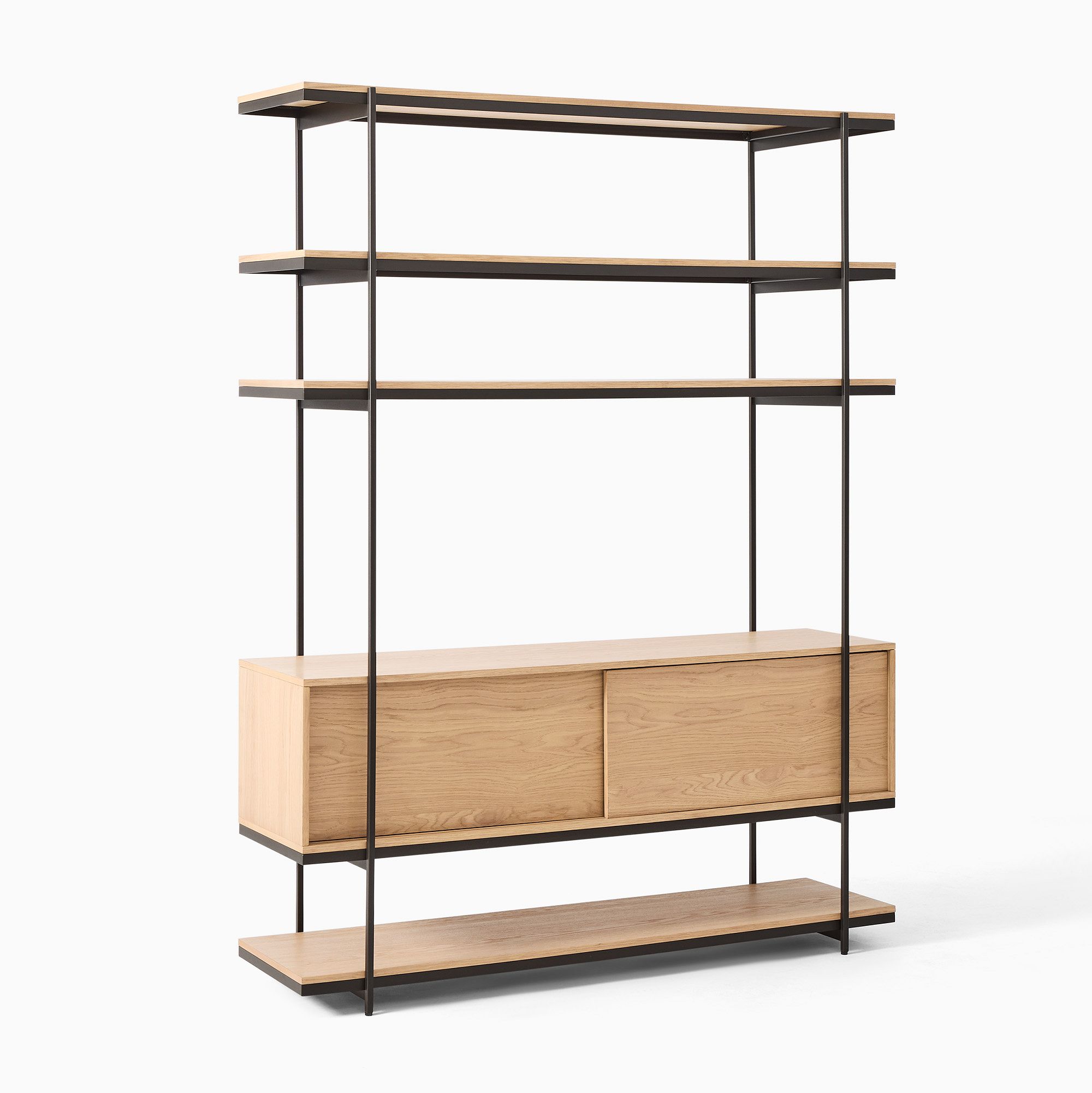 Pierce Wide Shelf Unit (60") | West Elm