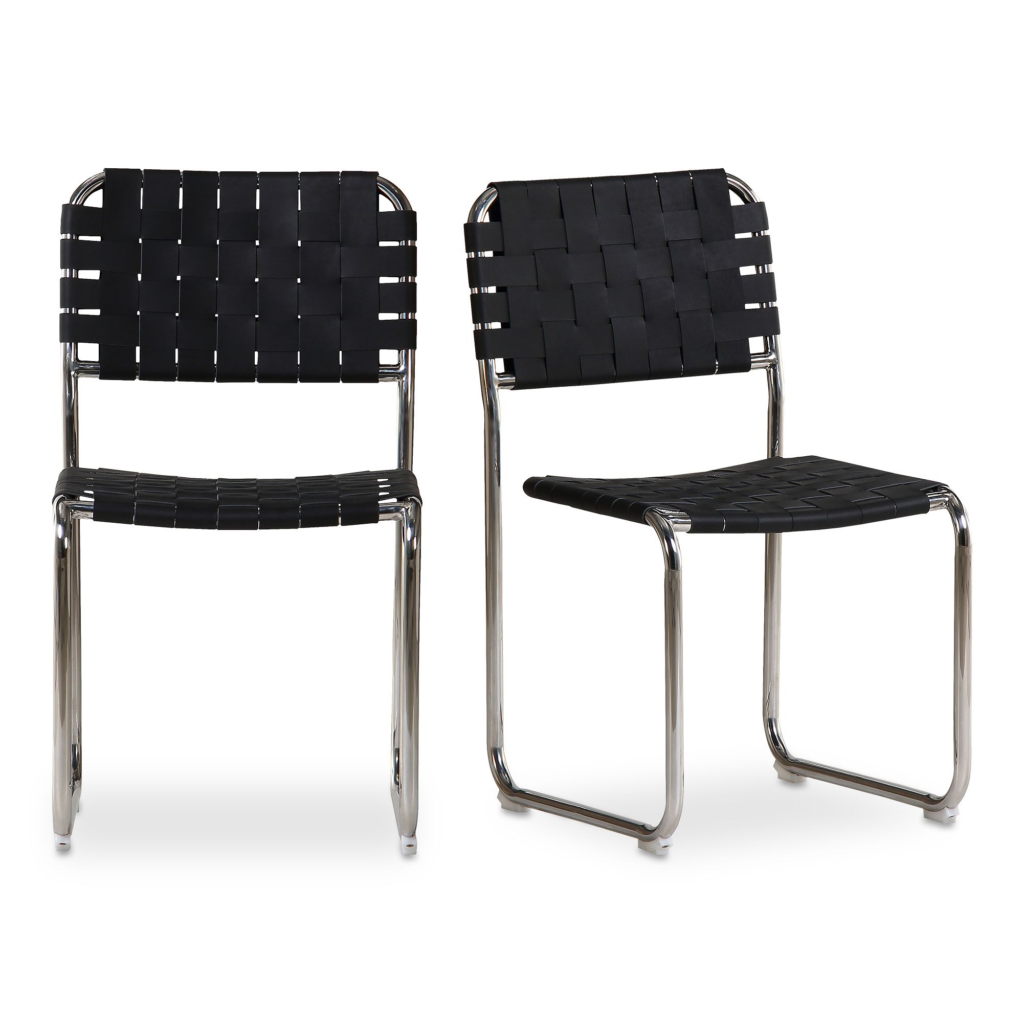 Gisli Leather Dining Chairs (Set of 2) | West Elm