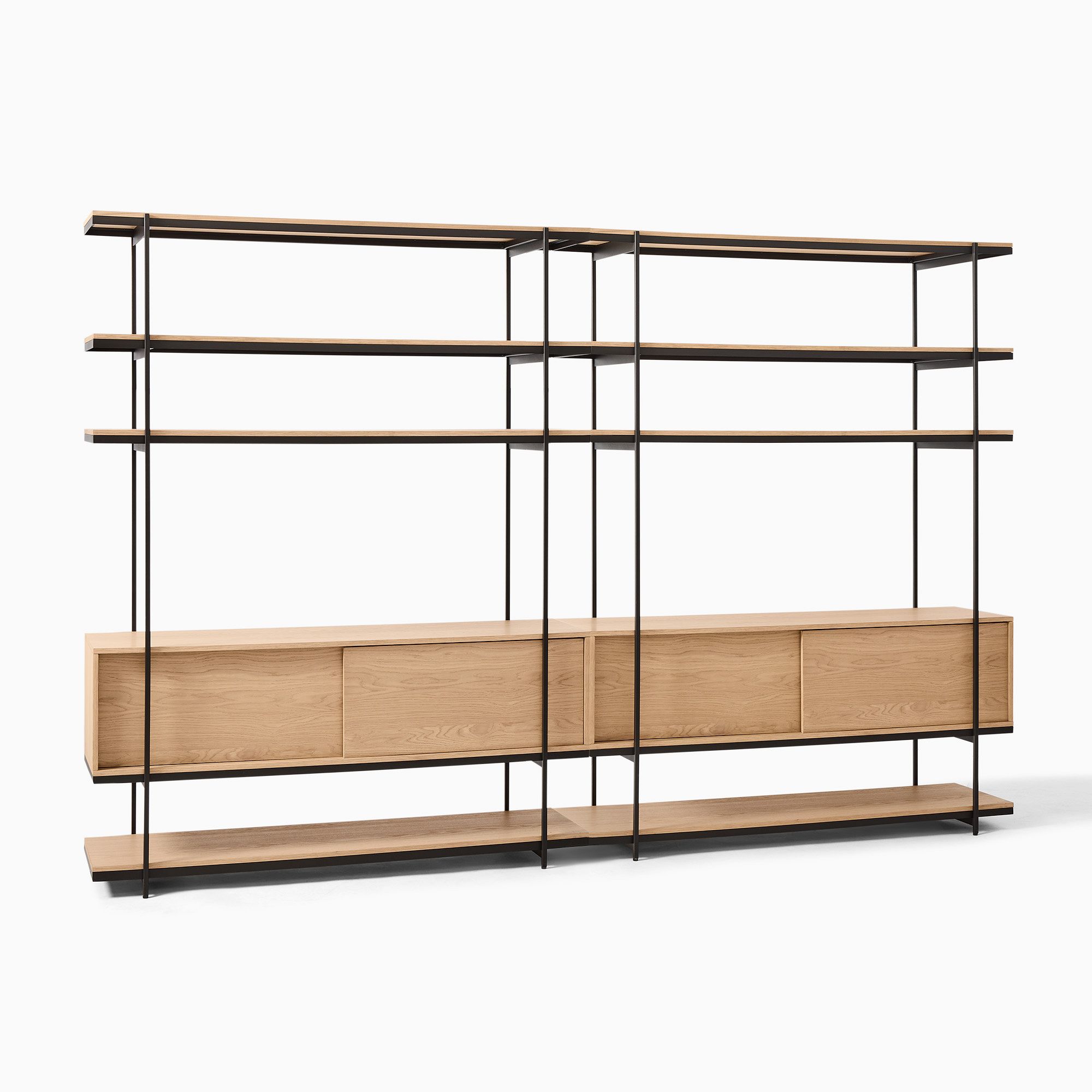 Pierce Wide Shelf Unit (60") | West Elm