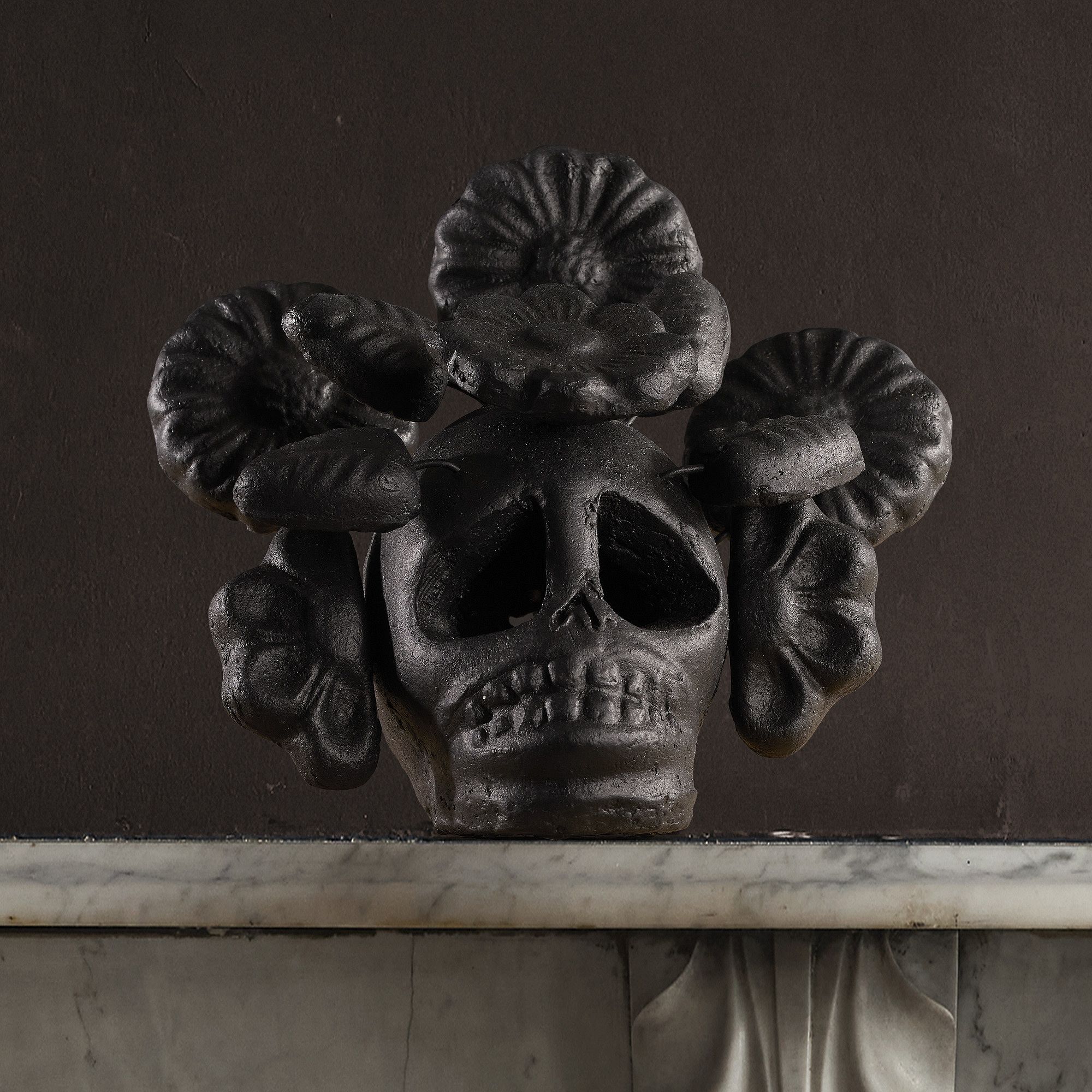 Terracotta Flower Skeleton Object | West Elm