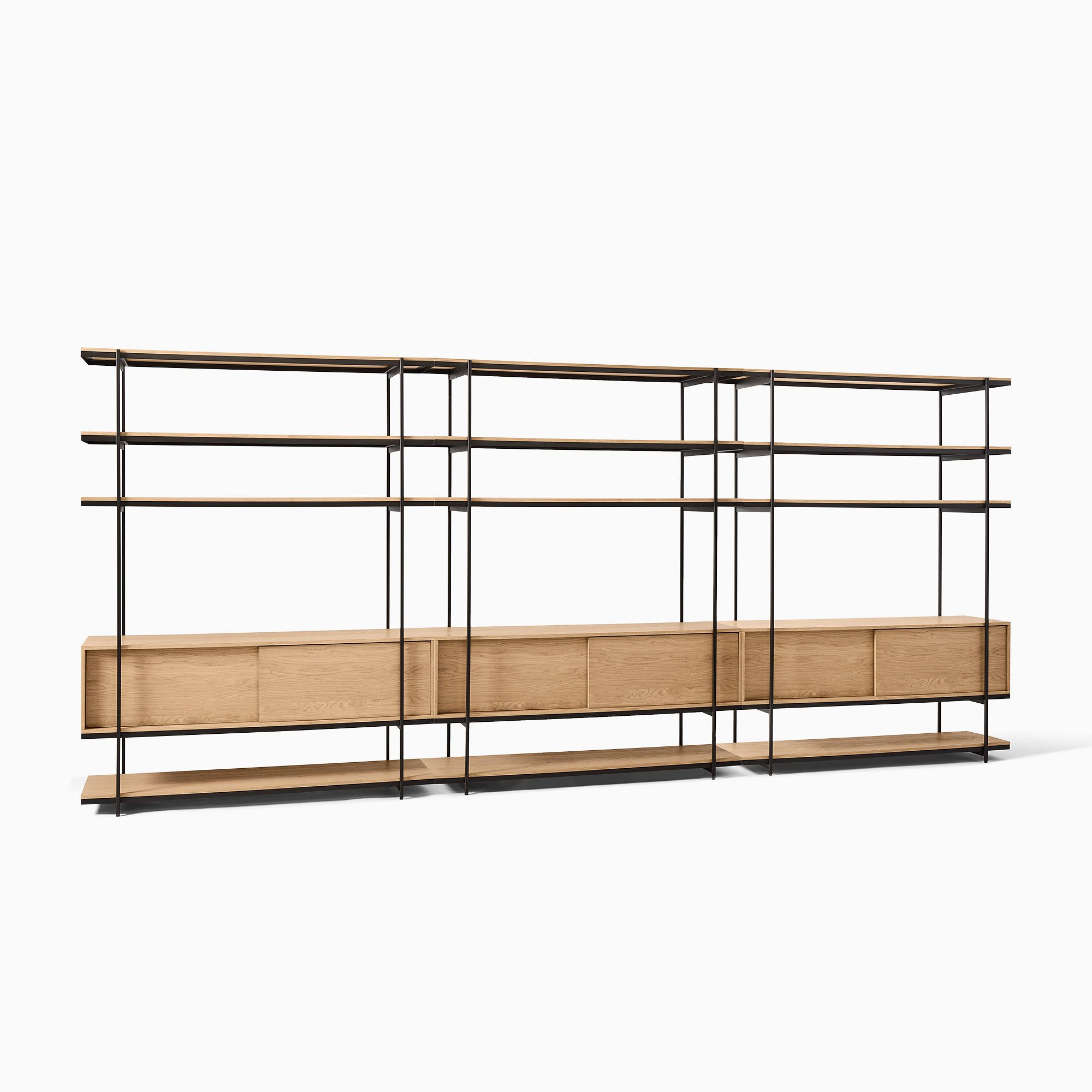 Pierce Wide Shelf Unit (60") | West Elm