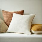 Two Tone Chunky Linen Pillow Cover