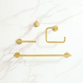 West Elm Gold Bathroom Accessories