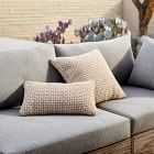 Woven Two-Tone Indoor/Outdoor Pillow