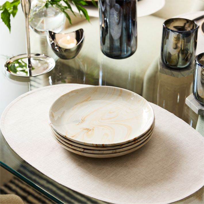 Marble Swirl Salad Plate Sets | West Elm