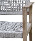 Solid Eucalyptus Outdoor Dining Armchair (Set of 2)