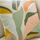 Botanical Crewel Pillow Cover