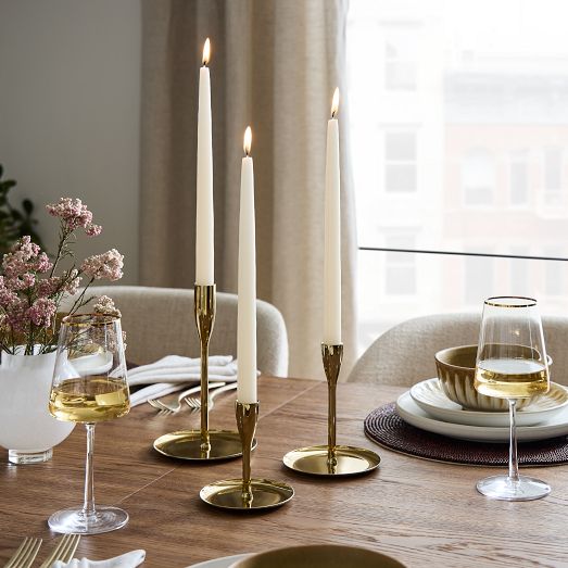 Kuba Metal Taper Holders West Elm