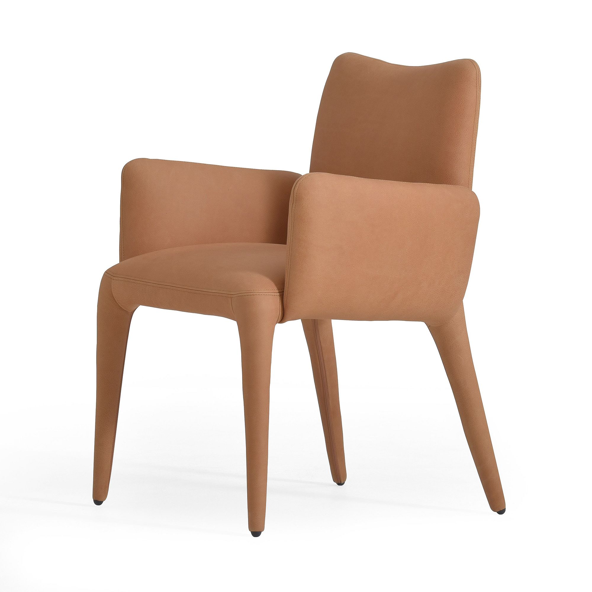 Menahan Leather Dining Armchair | West Elm