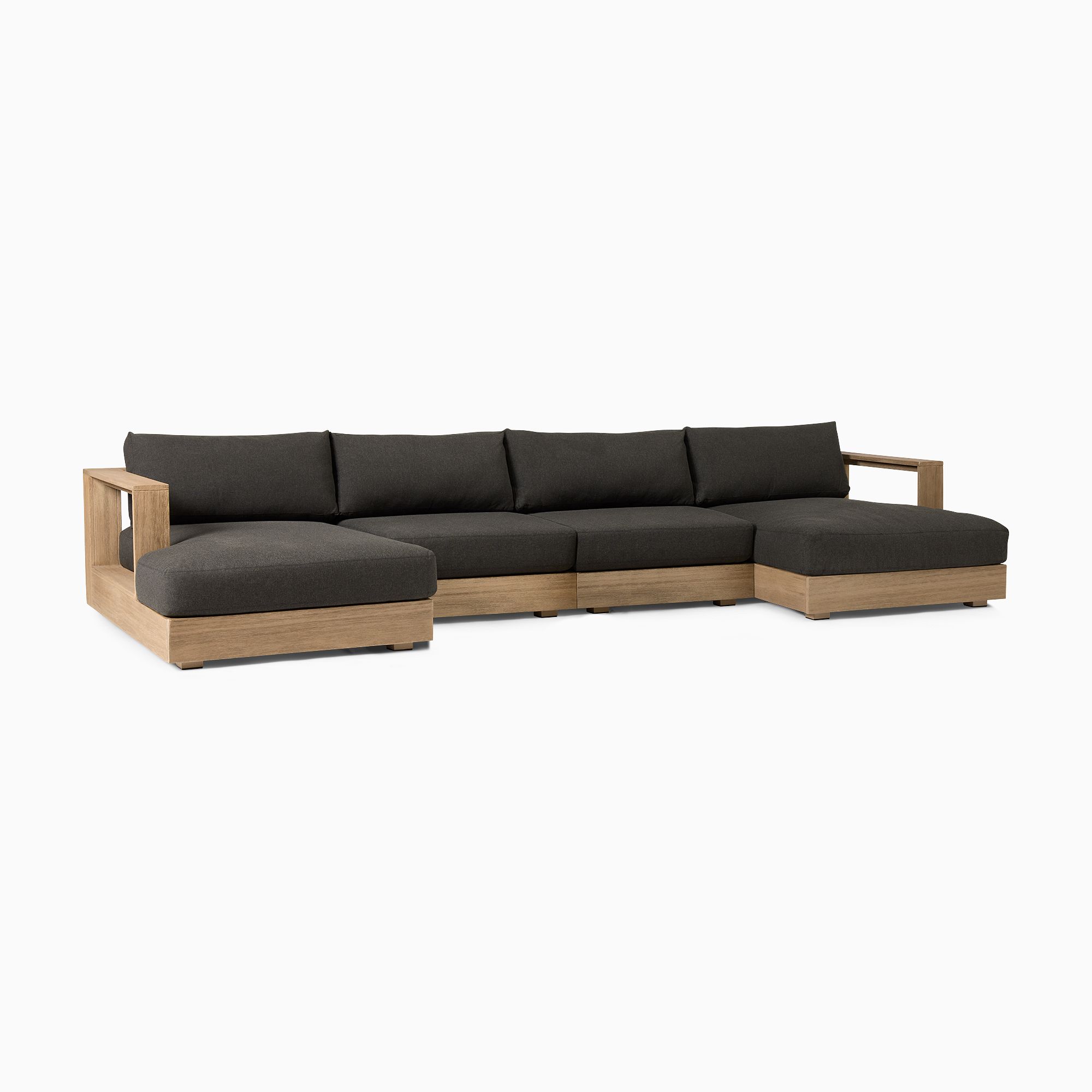 Telluride Outdoor -Piece U-Shaped Sectional (151") | West Elm