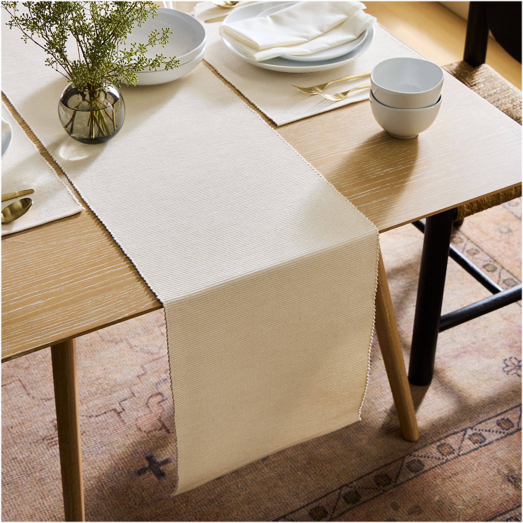 Riviera Cotton Table Runner | West Elm