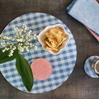Proper Table Mack Gingham Placemat - Blue