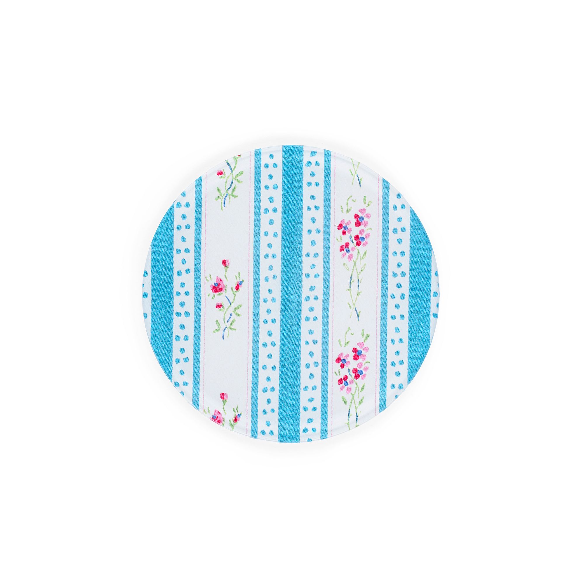 Proper Table Mabel Vintage Floral Stripe Coaster (Set of 4) | West Elm