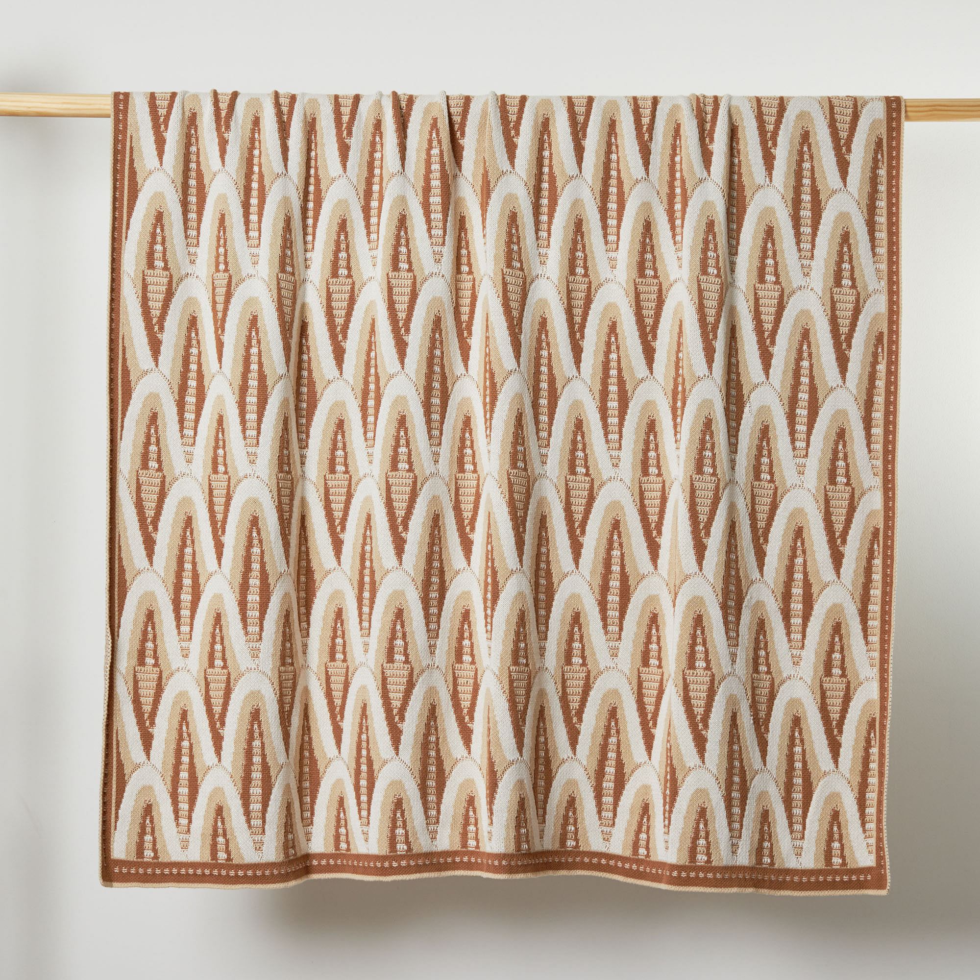 Made*Here New York Deco Skyscraper Cotton Throw | West Elm