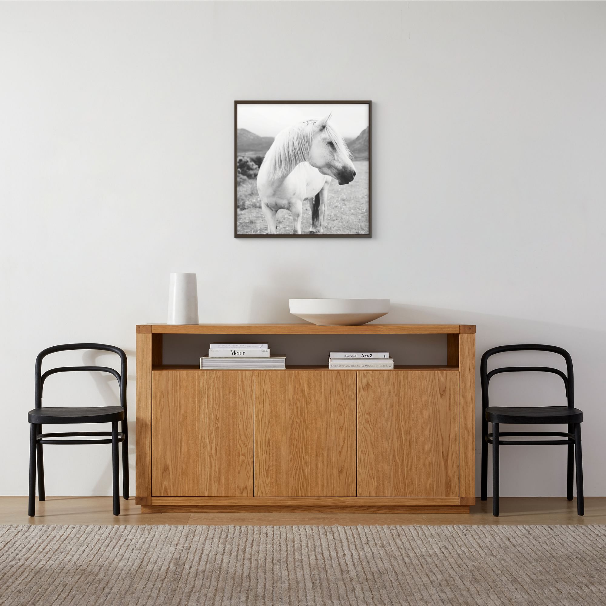 Field Horse Framed Wall Art by Minted for West Elm |