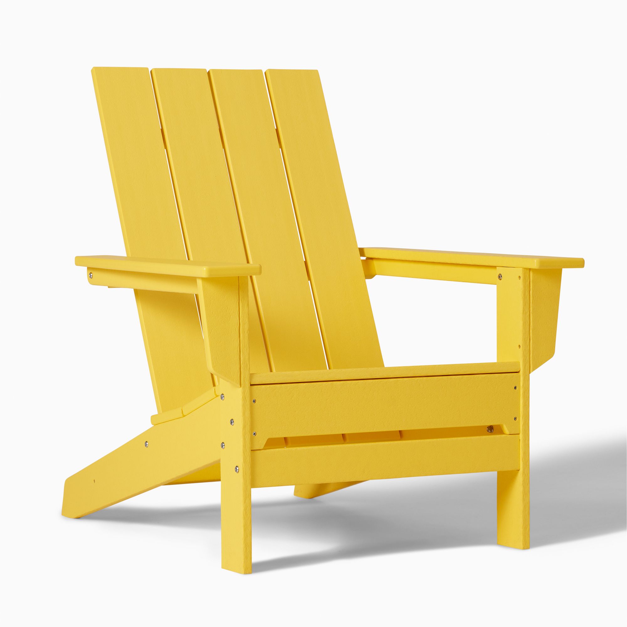 West Elm + Polywood Modern Adirondack Chair |