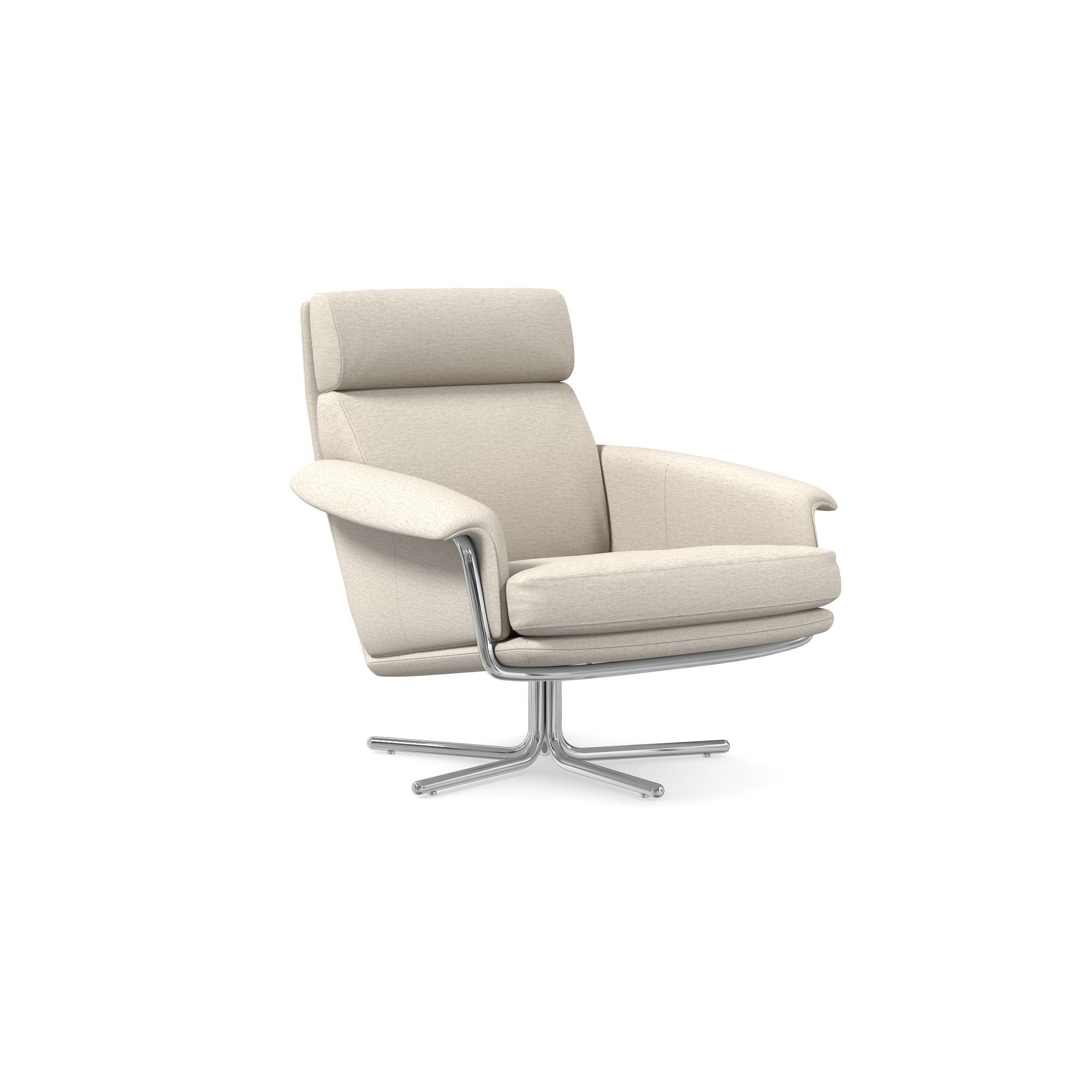 Kristoff Swivel Chair | West Elm