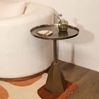 Hito Round Two-Tone Side Table (15&quot;&ndash;18&quot;)