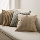 Modern Silk Stripe Pillow Cover