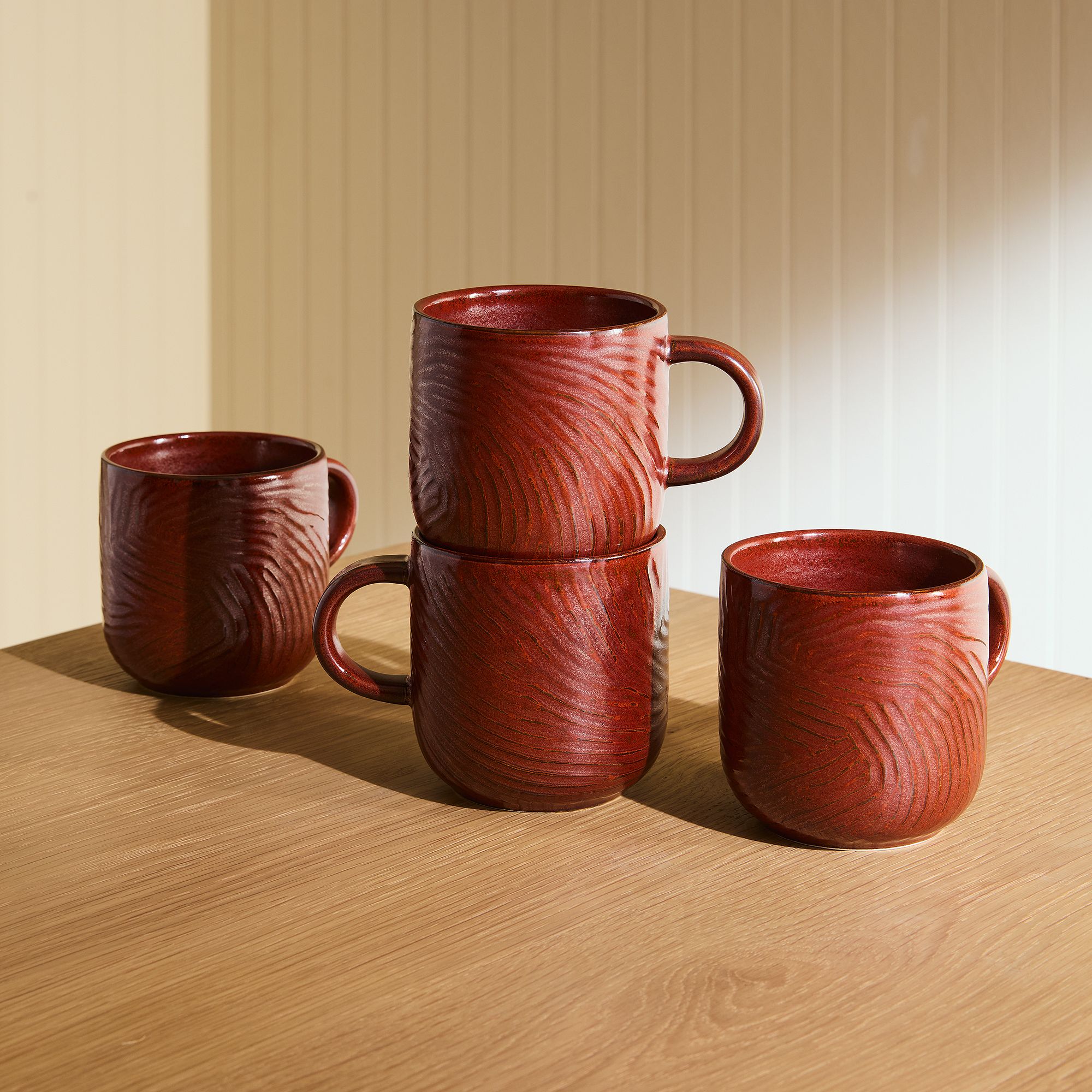 Marcus Samuelsson Carved Pattern Mug Sets | West Elm