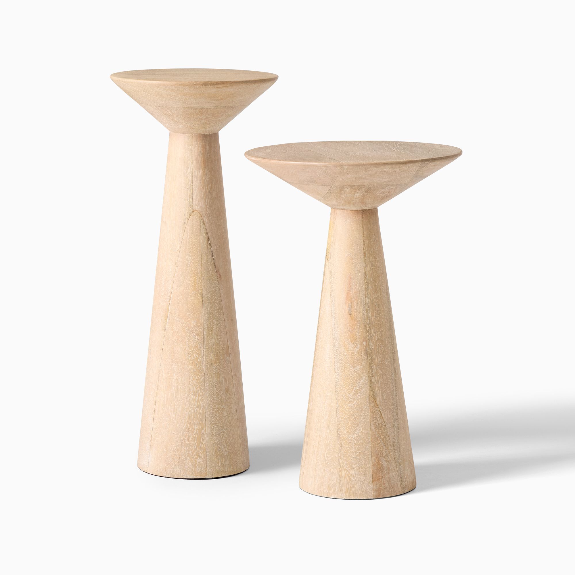 Meyer Wooden Drink Tables (8.7"–11.5") | West Elm