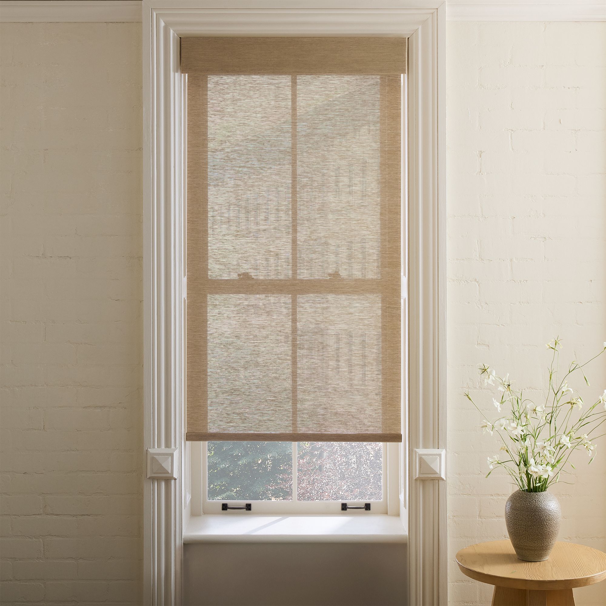 Natural Sheer Cordless Shade | West Elm