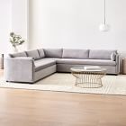 Bacall Curved 3-Piece L-Shaped Sectional (116.5&quot;)