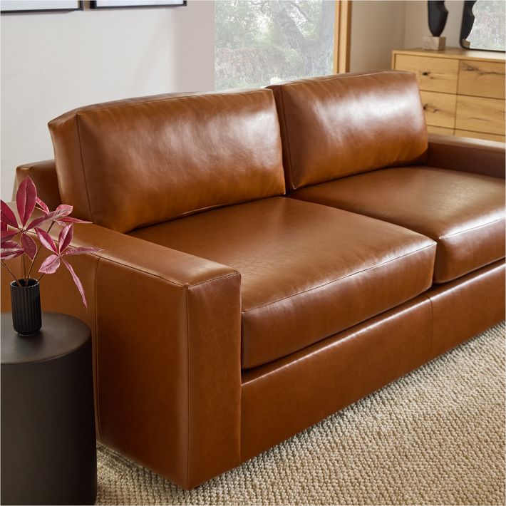 Urban Leather Sleeper Sofa 84 West Elm