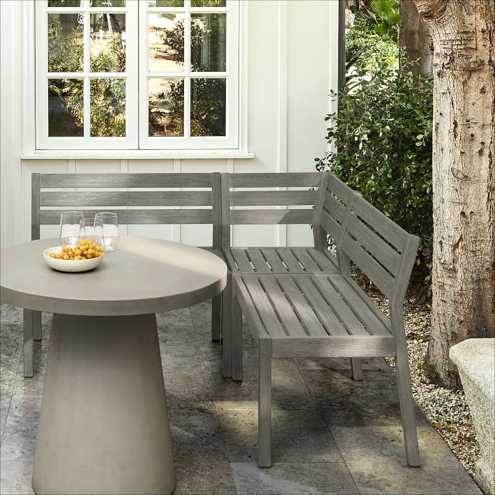 Portside Outdoor 3-Piece Dining Banquette