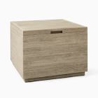 Volume Outdoor Square Storage Side Table (26&quot;)