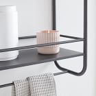 Deco Curve Metal Wall Shelves