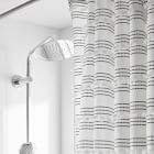 Organic Stripe Stitch Candlewick Shower Curtain