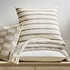 Checker Stripe Pillow Cover &amp; Throw Set