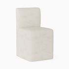Block Base Upholstered Dining Chair