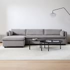 Bacall Curved 2-Piece Chaise Sectional (116&quot;)
