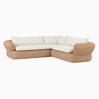 Toluca Outdoor 2-Piece L-Shaped Sectional (102&quot;)