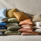 Two Tone Chunky Linen Pillow Cover