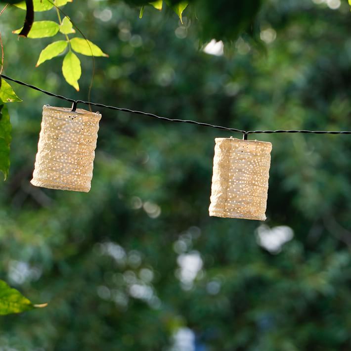 Soji Solar String Lights - Cylinder