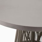 Porto Pedestal Concrete Outdoor Dining Table (32&quot;&ndash;44&quot;)