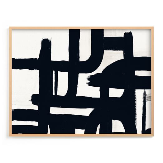 Black & White Series Iii Framed Wall Art By Minted For West Elm 