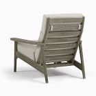 Mid-Century Outdoor High-Back Lounge Chair