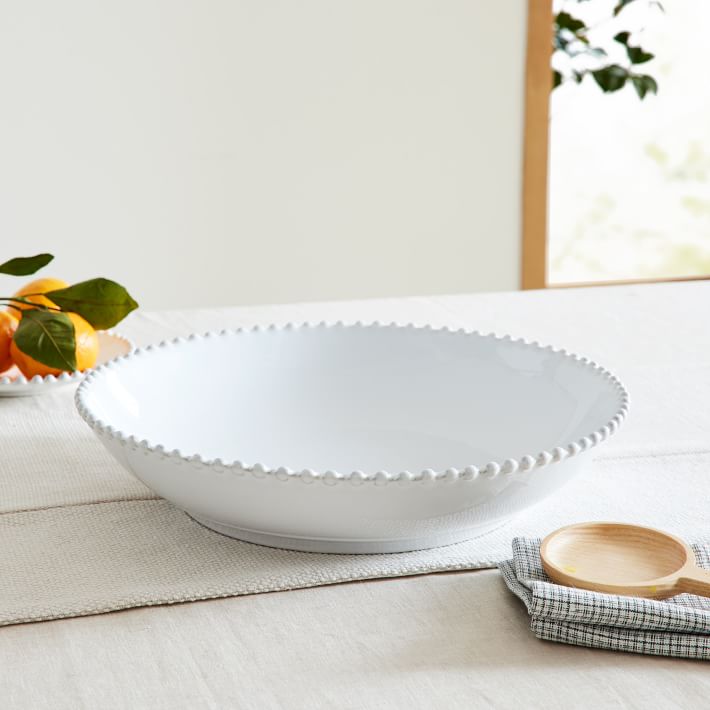 Costa Nova Pearl White Pasta Serving Bowl West Elm