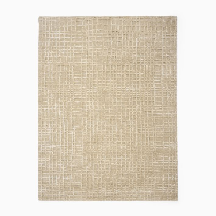 TENCEL&#8482; Grid Rug