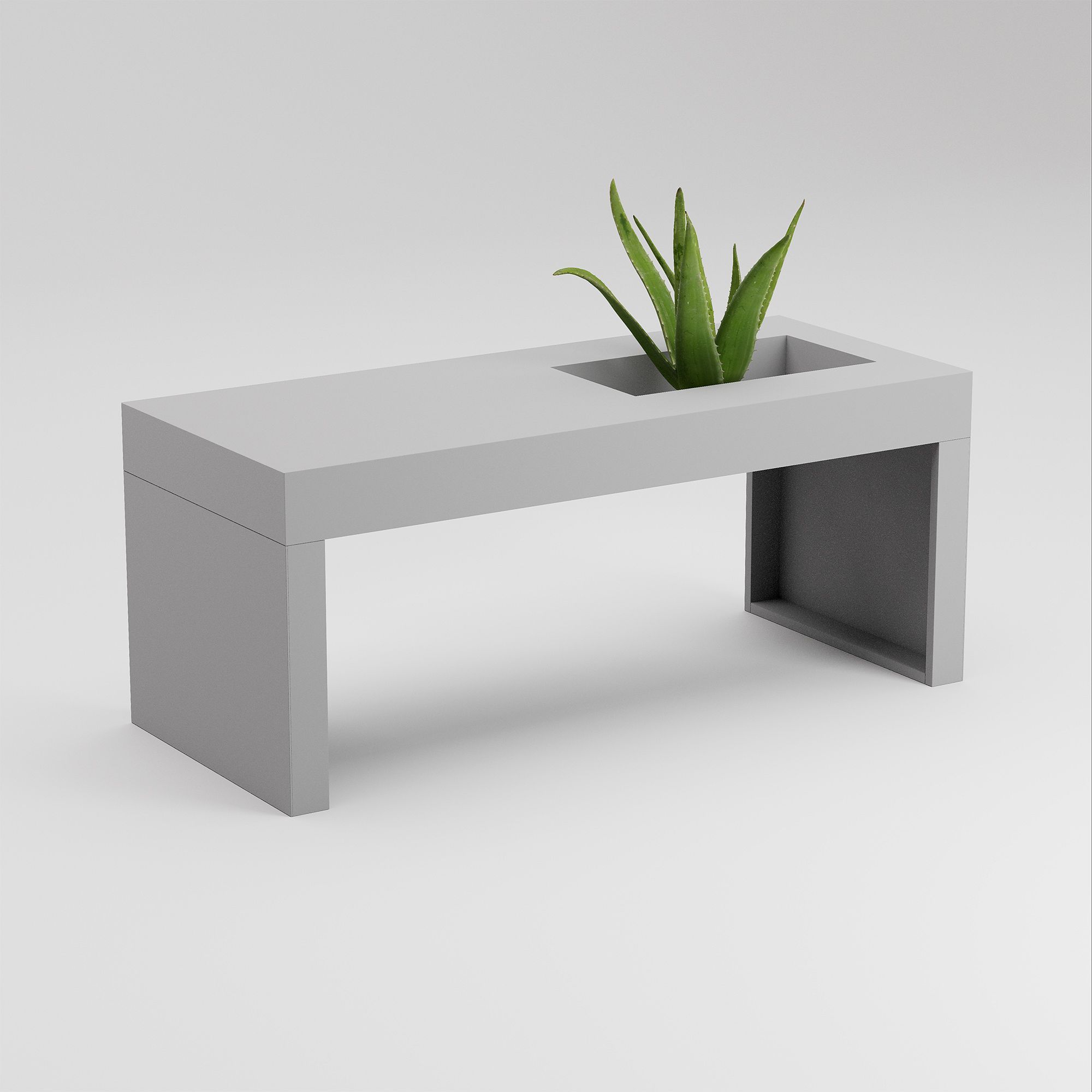 Post & Porch Solitude Planter Bench | West Elm