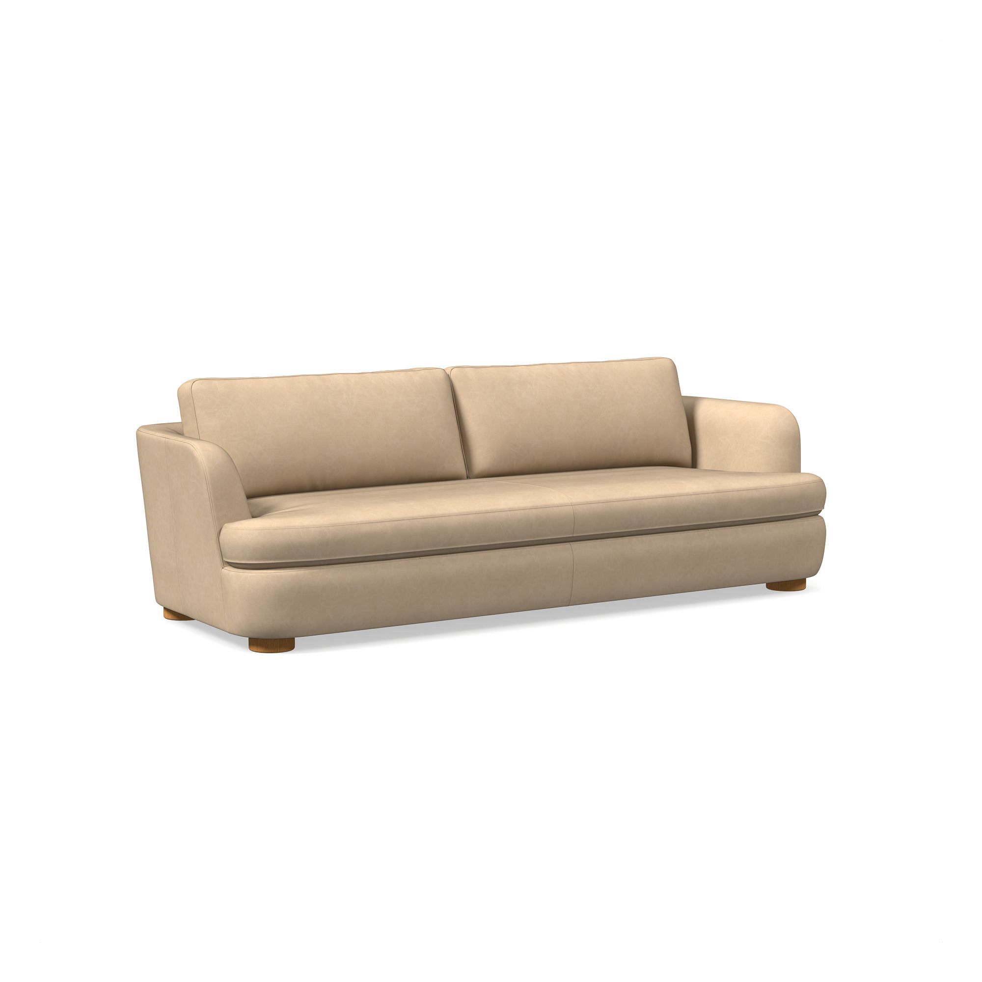 Leroy Leather Sofa (76"–96") | West Elm