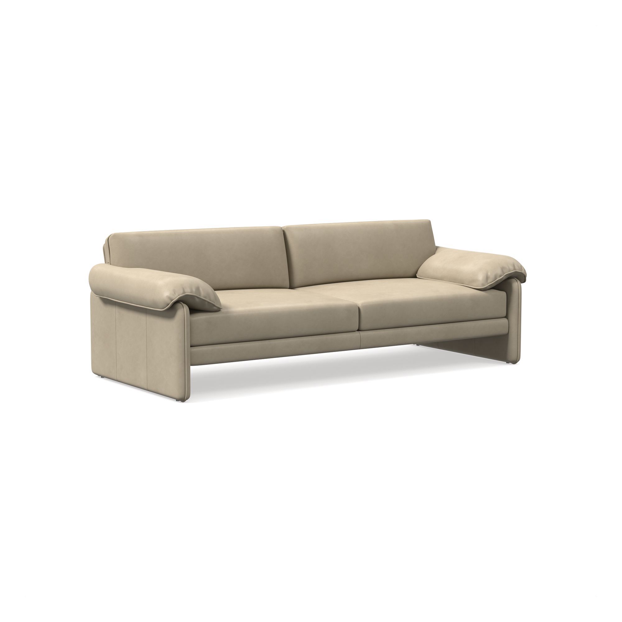 Parry Leather Sofa (86") | West Elm