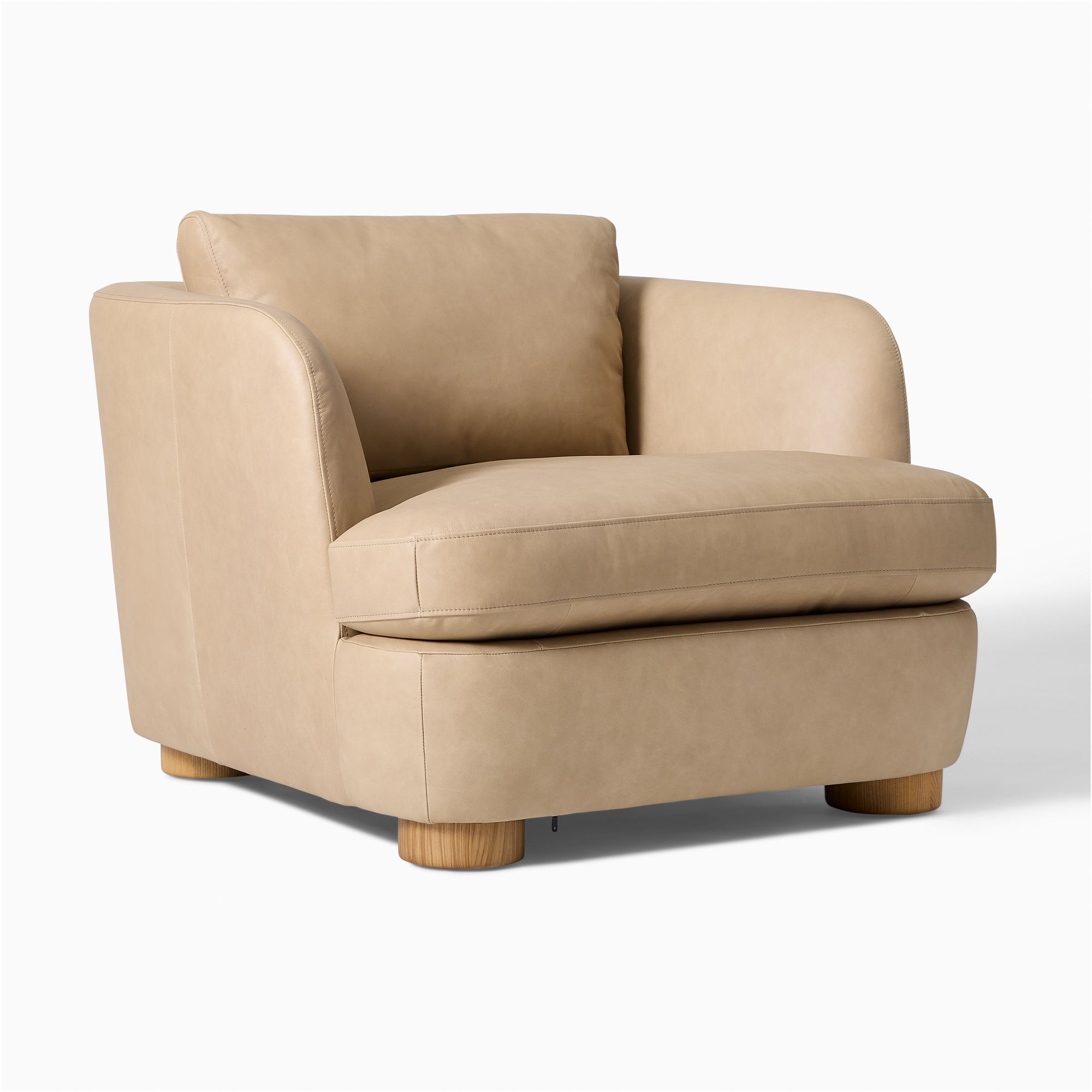 Leroy Leather Chair | West Elm