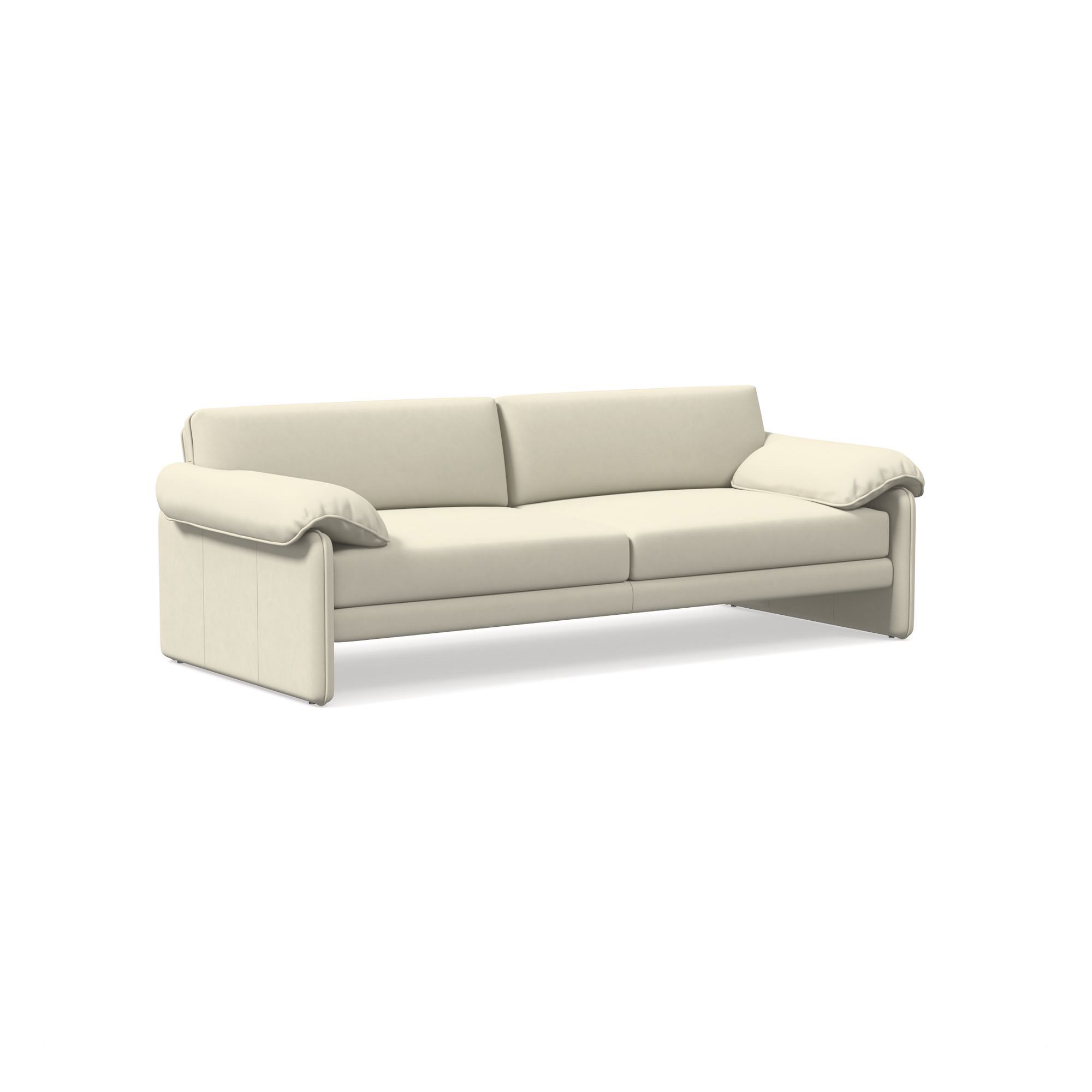 Parry Leather Sofa (86") | West Elm