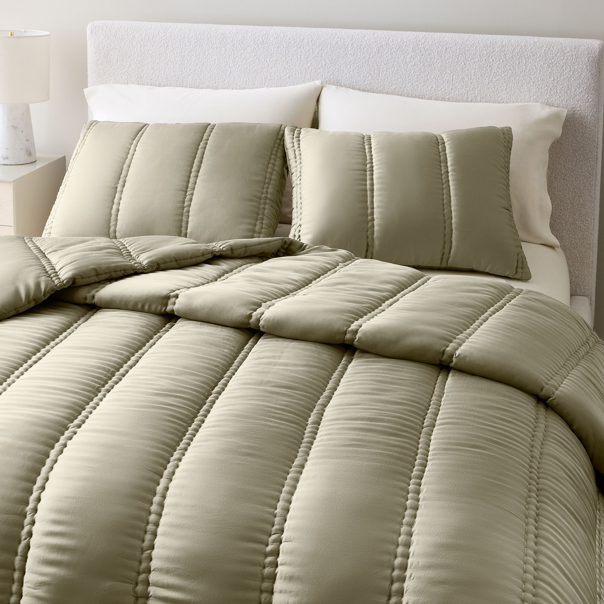 Silky TENCEL™ Plush Comforter & Shams | West Elm