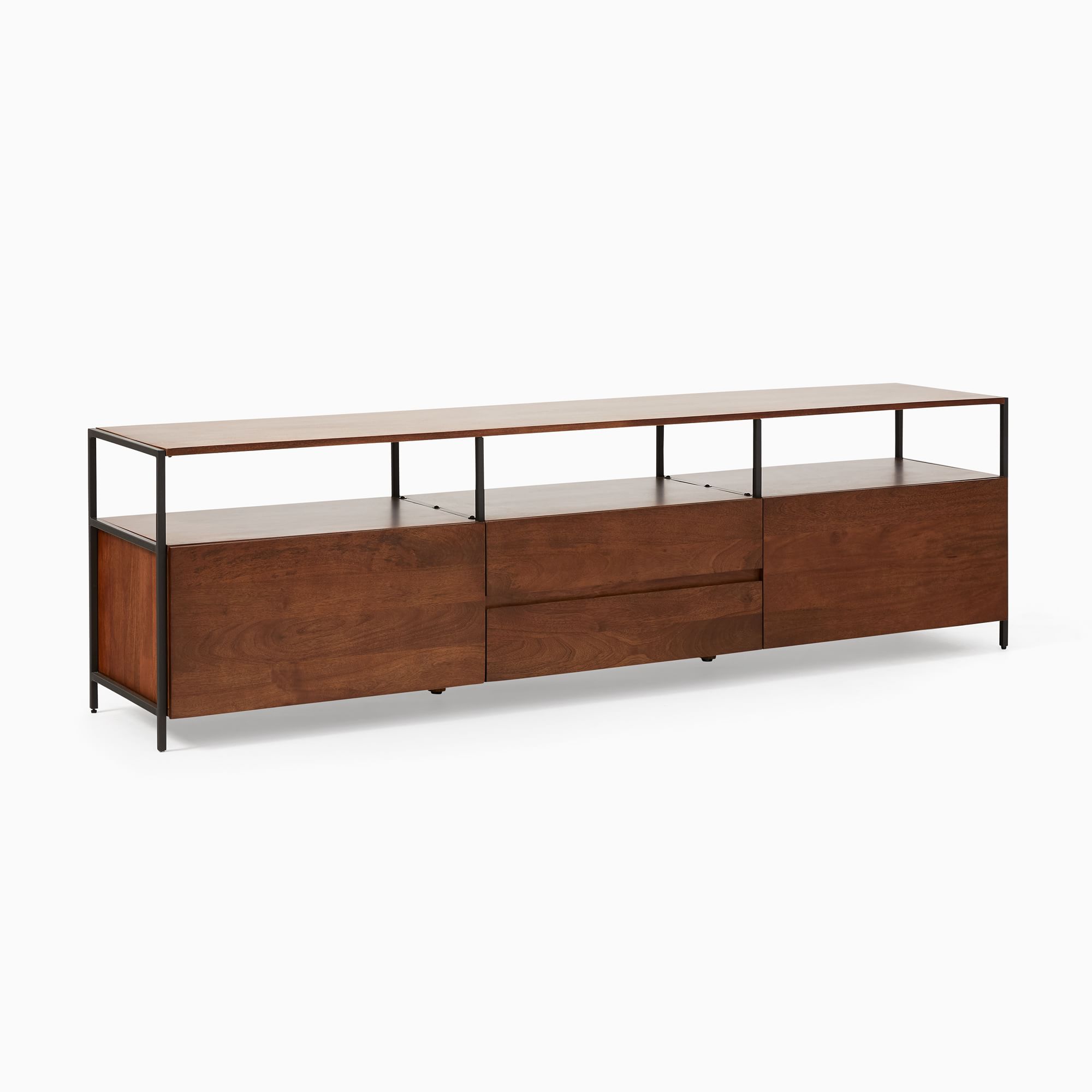 Industrial Storage Media Console (80"–96") | West Elm